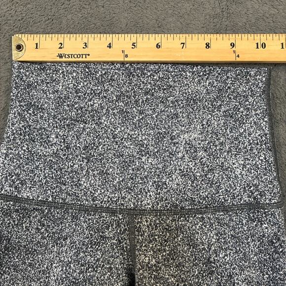 Lululemon Wunder Under Black White High Rise Wide Waistband Leggings Womens Sz 2 - Picture 4 of 8